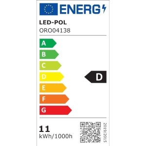 LED Żarówka E27 10,5W COG barwa ciepła biała